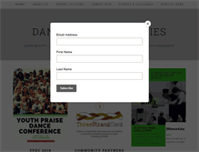 Tablet Screenshot of dance4joy.info